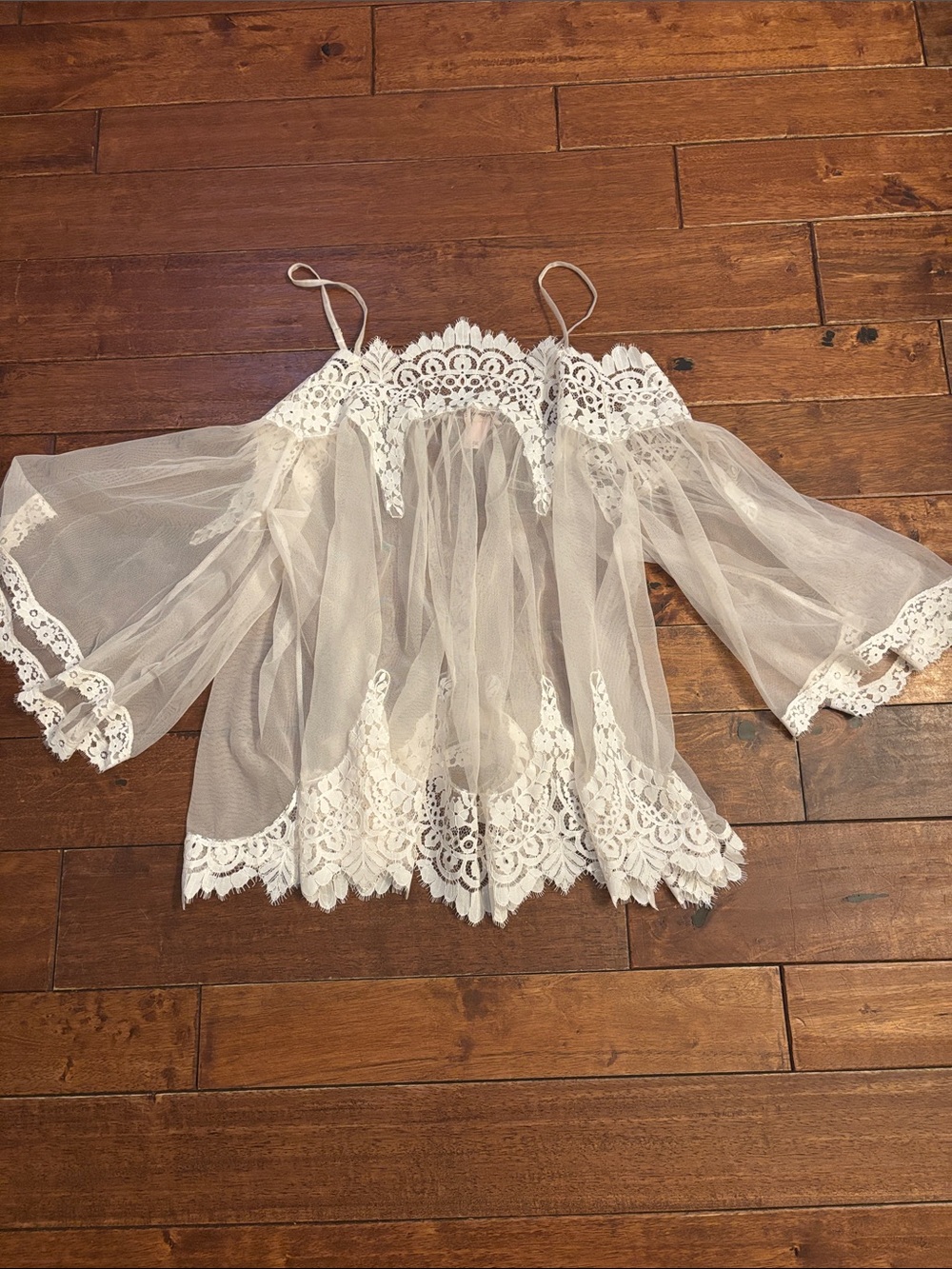 Victorias Secret Dream Angels Sheer lace top S - Picture 2 of 6